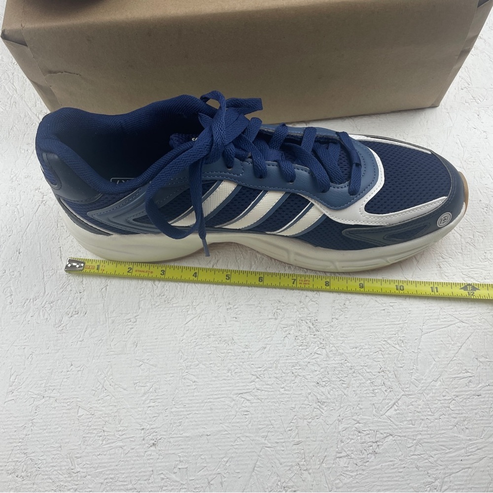 adidas Navy and White Sneakers - Picture 5 of 12